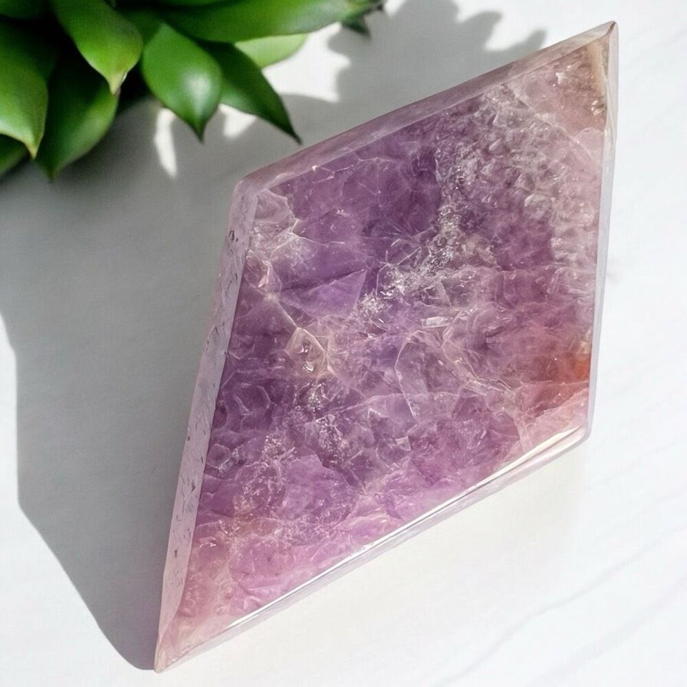 Amethyst Crazy Lace Crystal‎ Diamond / Rhombus